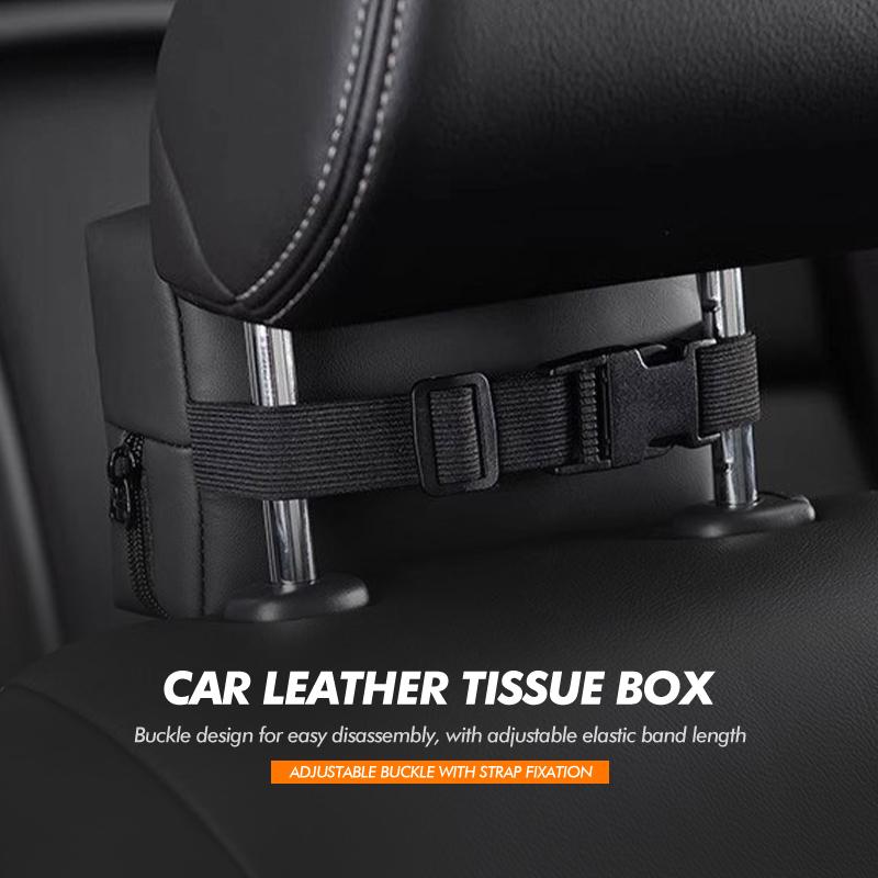 For Toyota PU Leather Car Tissue Box Paper Towel Storage Bag Auto Accessories chr Corolla Camry rav4 Yaris hilux prius avensis