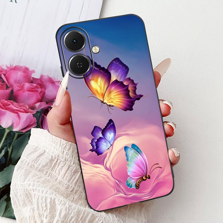 For Tecno Spark GO 2 Case LJ7 Popular Painted Cover 6.67'' Soft Silicone Phone Case For Tecno Spark Go2 SparkGo2 Back Cover Bags