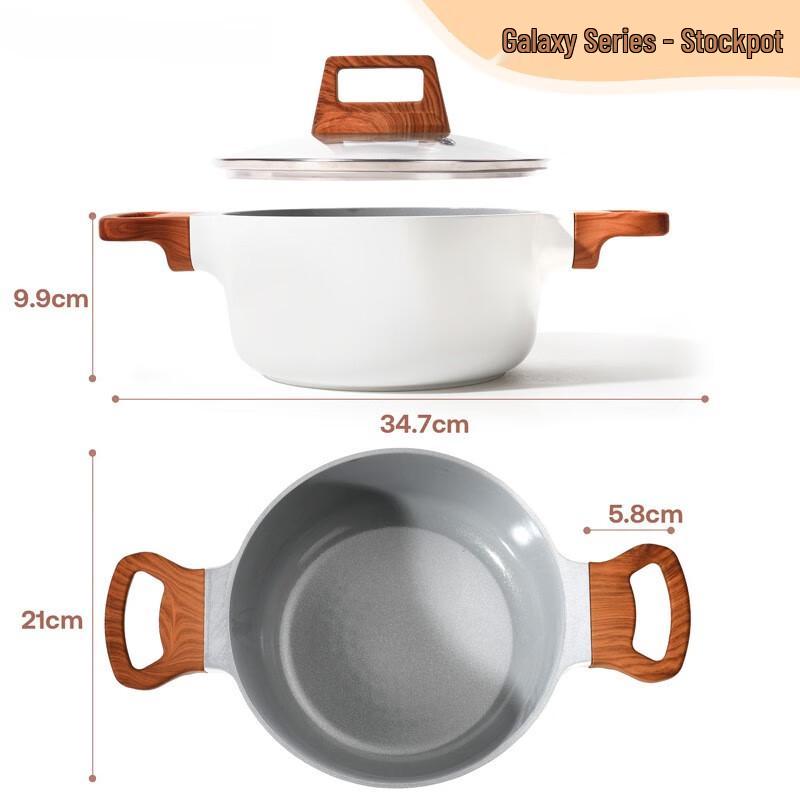 Zhì Shì Galaxy Non-Stick Aluminum Alloy Soup Pot