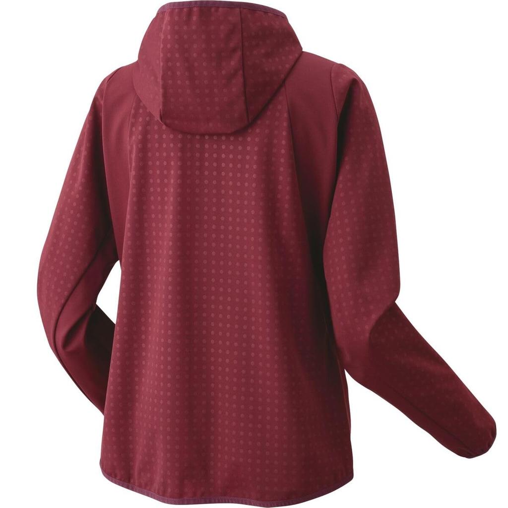 YONEX Dark Wine Size 58111 Women's Warm-Up Hoodie, (266), S,