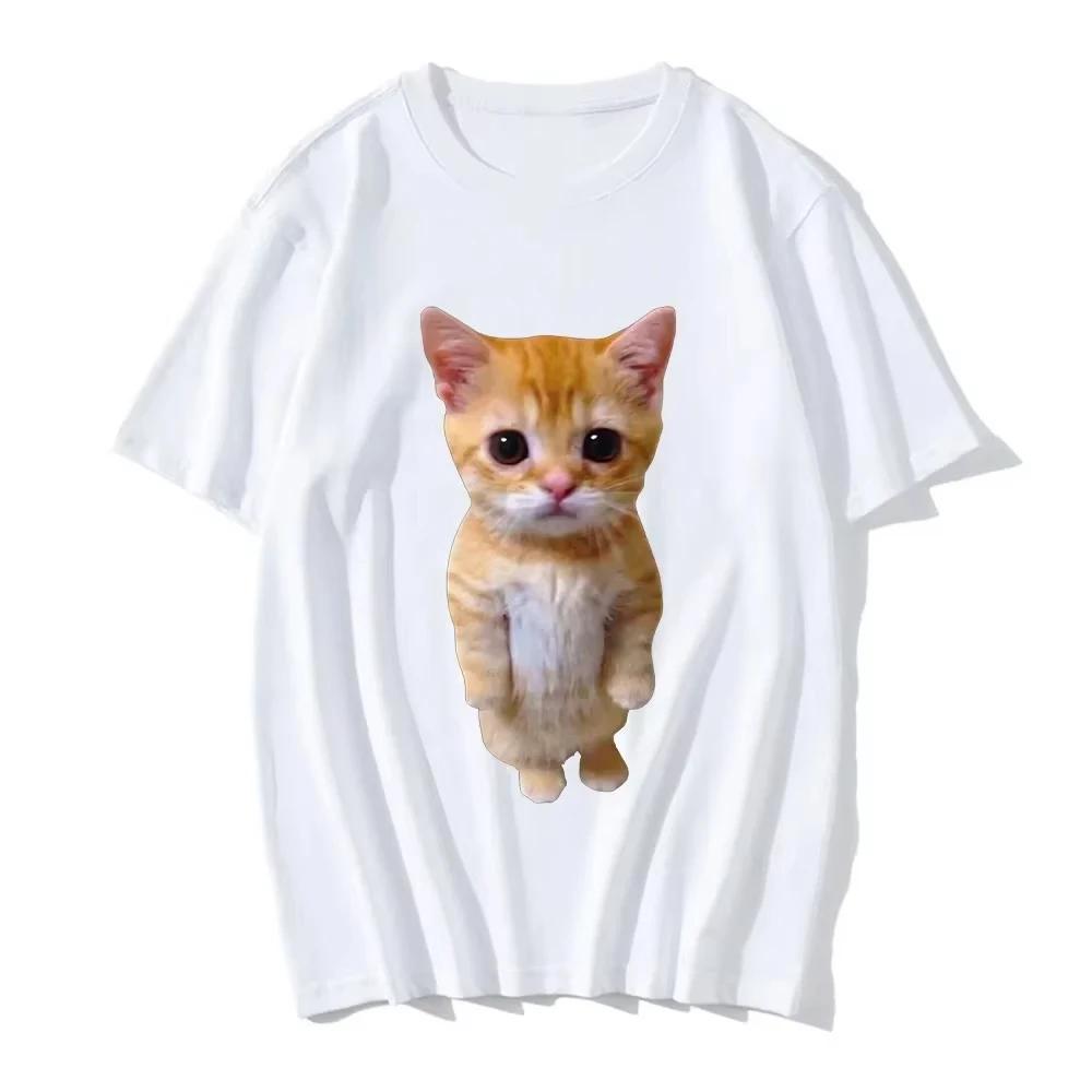 

Funny Cat 3D Printed Casual Womens Tshirt Summer Tshirt Summer Womens Tshirt Y2K Womens Tshirt Tops Graphic T Shirts Y2K S