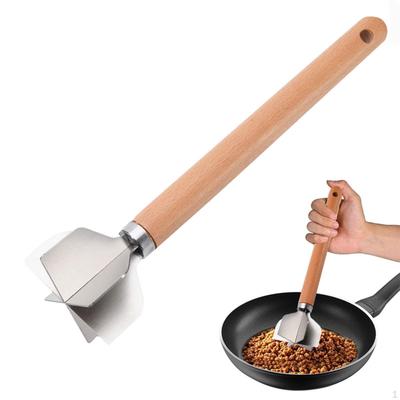 Meat Chopper Potato Masher Ergonomic Handle, Versatile, Kitchen Gadget, with 6 , Ground