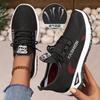 Women's shoes spring breathable sneakers women's fashion versatile fly-woven shoes soft soles not tired feet single shoes comfortable mesh shoes