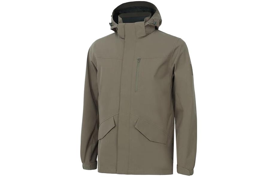 Li Ning Fitness Series Jacket Men s Mushroom Umber AFDT751-10 S