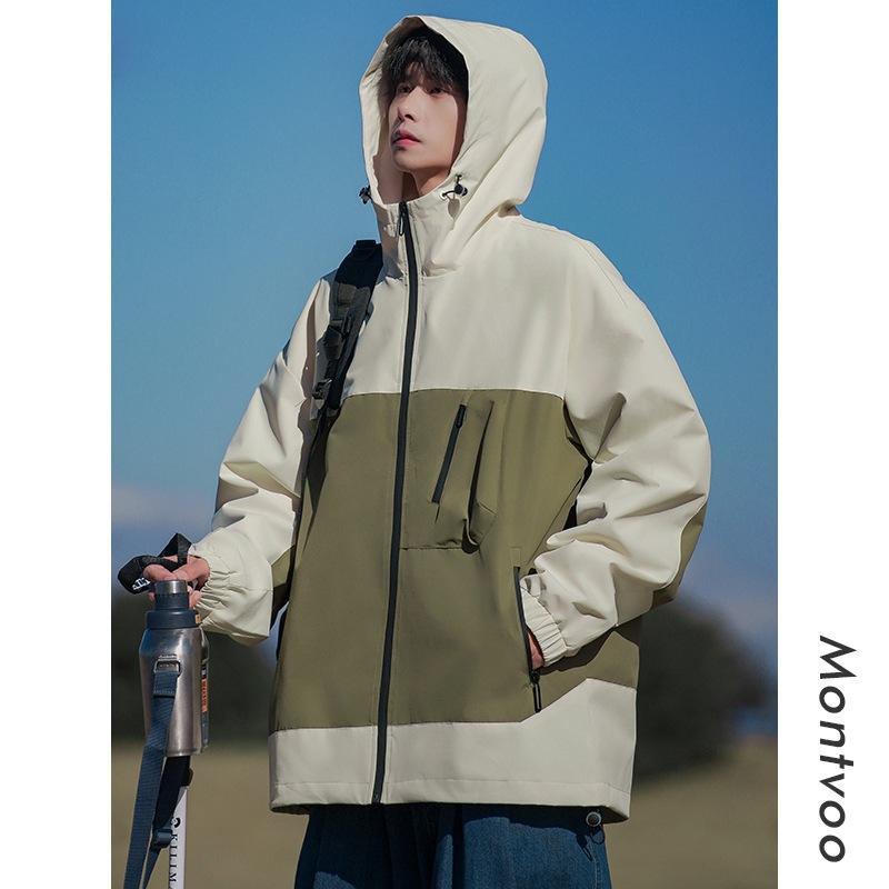 American Soft Shell Jacket Men's Spring and Autumn Outdoor Windproof Work Jacket