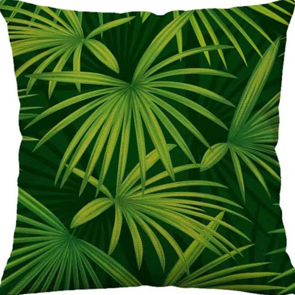 Pastoral Plants and Flowers Pillowcases Lavender Daisy Printed Linen Pillows Home Office