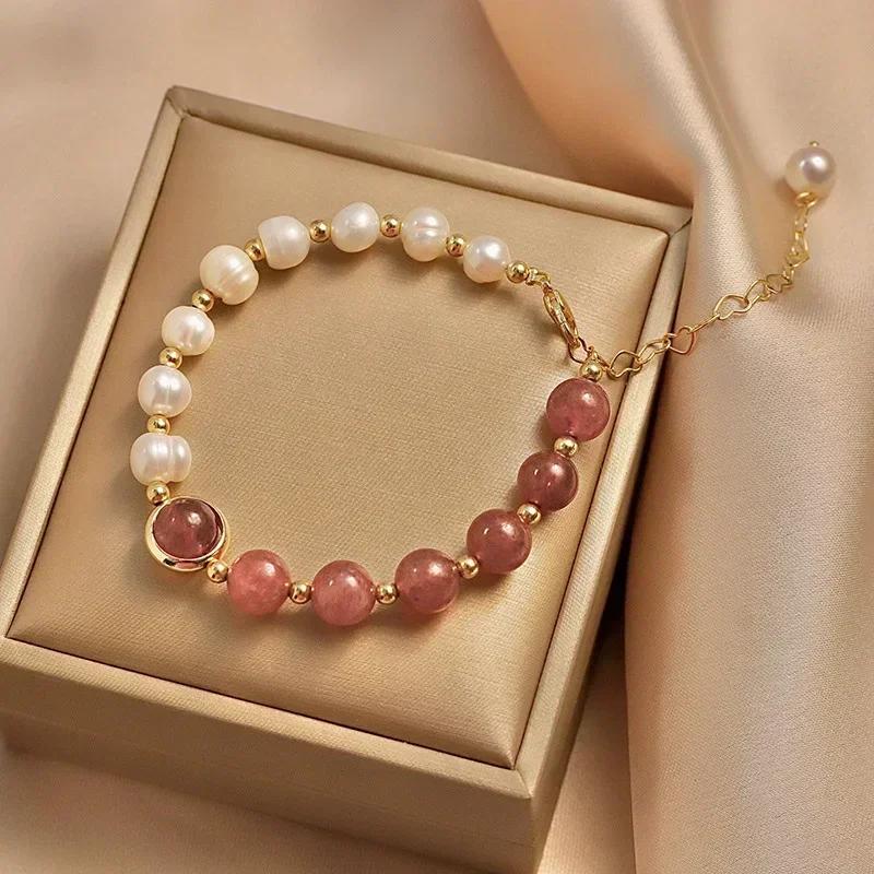 Women Fashion Elegant Bracelet Zircon Pendant Girls Sweet Jewelry Accessories Valentines Day Creative Fashion Gift