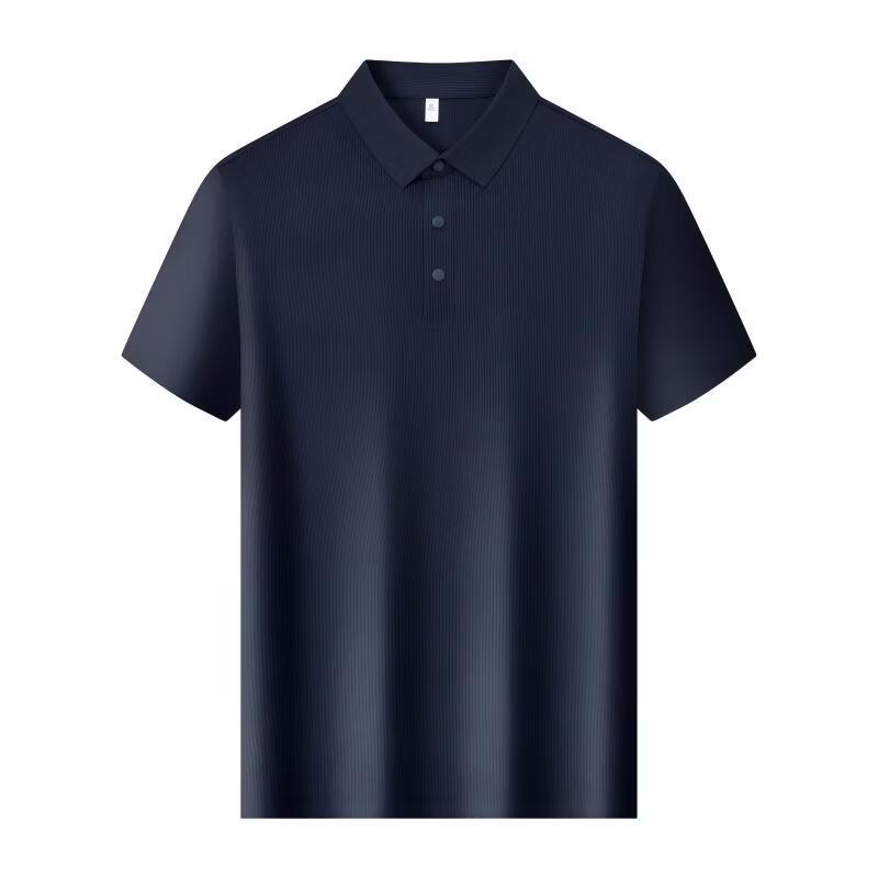 Men s Ice-Pattern Cooling Breathable Stretch Polo Shirt M