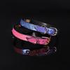Gradient Snake Skin Leather Collar & Chain Leash - Unisex SM Erotic Toy for Training & Punishment