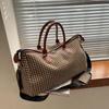 Woolen Houndstooth Large Travel Bag - Short Trip & Postpartum Accommodation