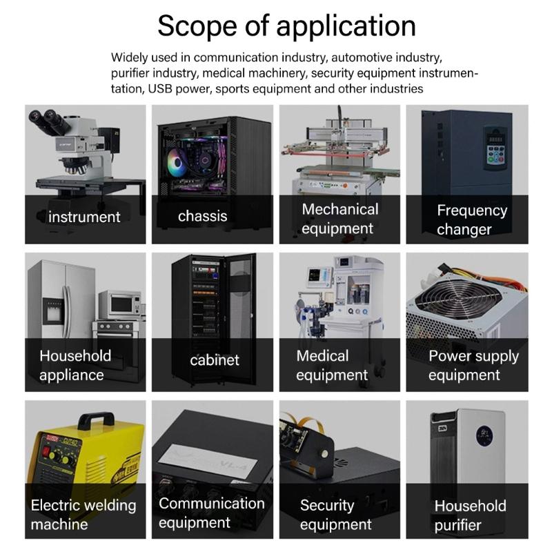 Odsávací ventilátor 6500 ot/min 12V 1,8A Odsávací ventilátor pro odstraňování vlhkosti Projekty do kuchyně, koupelny