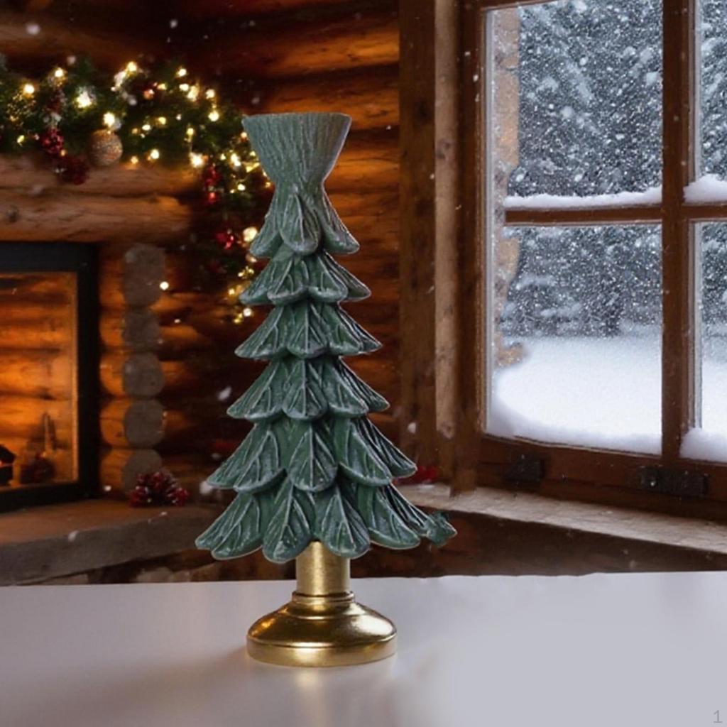 Christmas Tree Candle Holder Candles Stand Practical Creative Ornament Gift Decoration