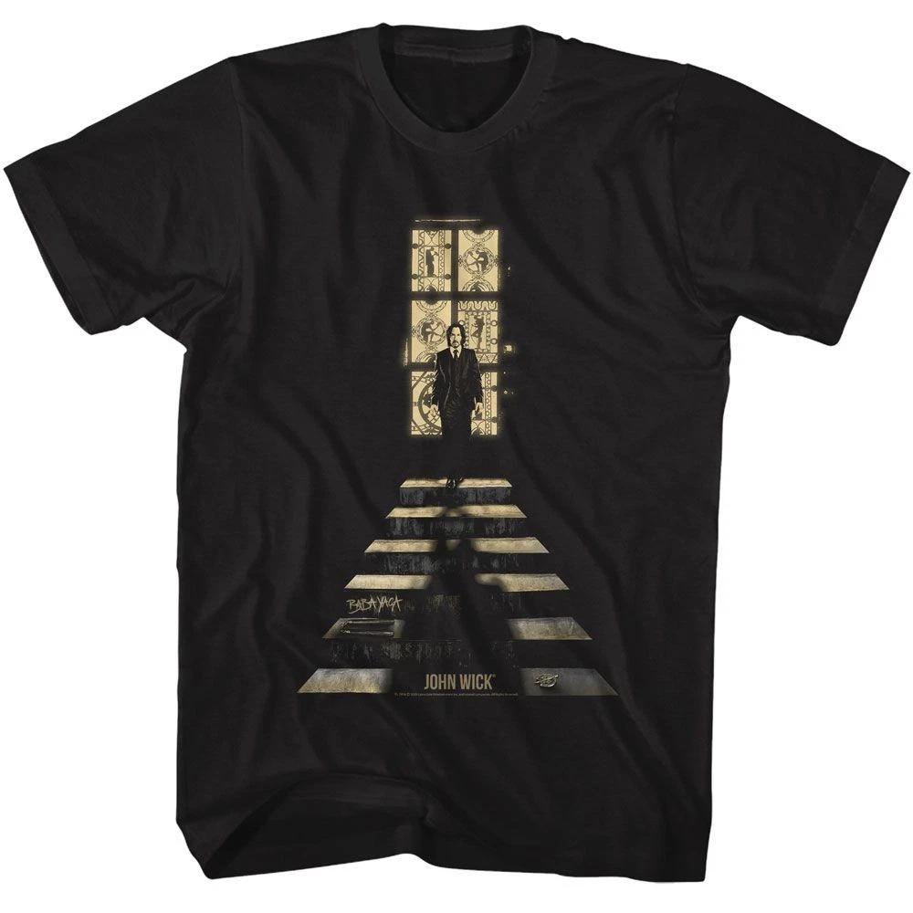 John Wick - Stained Glass Window - American Classics - Solid Black Short S 150