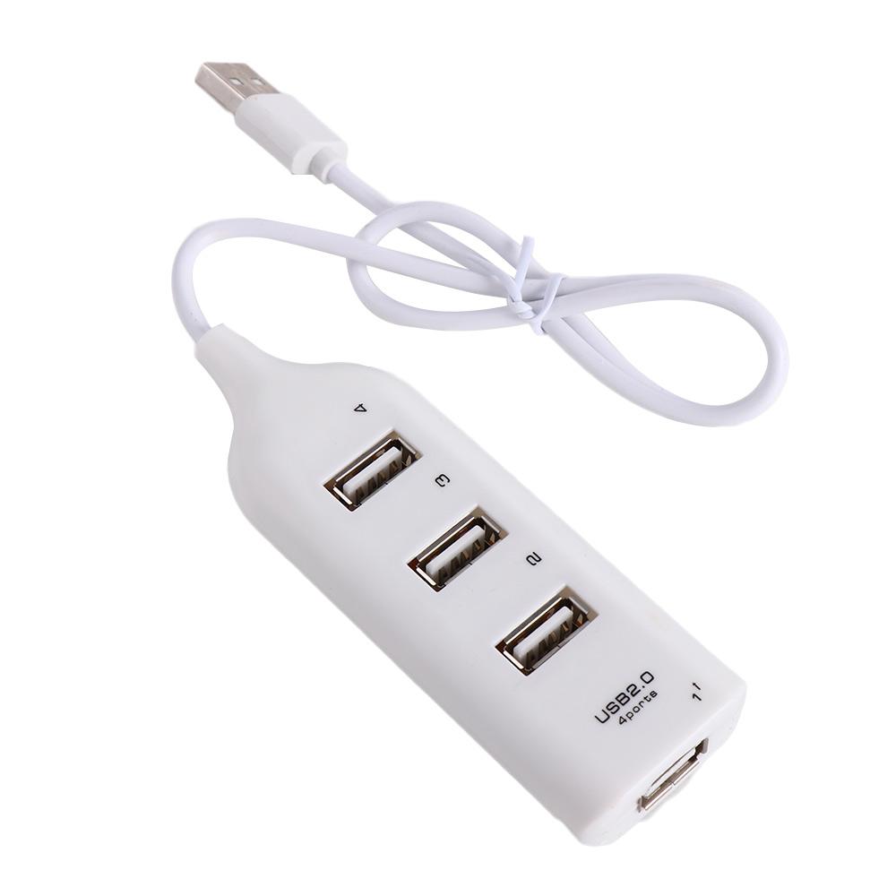 

Computer Accessories Hub Adapter Notebook Receiver USB Splitter Multiple Expander 4 Port USB 2.0 Hub Power Adapter USB Hub белый