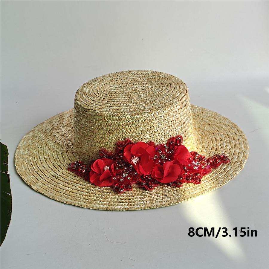 Cappello Estivo in Paglia Naturale Jazz Oversize Cappello Parasole Estivo Cappello da Sole per Uomo e Donna Cappello da Pesca