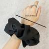 For Scrunchies Korean Women Silk Chiffon Elastic Hair Ties Ponytail Holder Headwear Femme