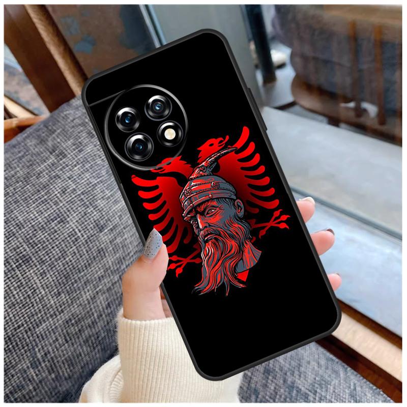 Albania Albanians Flag Case For OnePlus 13 15 13R 13T 12 12R 11 9 10 Pro 10T 8T Nord 5 CE 2 3 4 Lite N20 N30 Coque