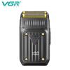 VGR 363 Shaving Men's Seamless Electric Shaver Reciprocating Double Cutter Head Razor Trimming Electric Digital Display Waterproof Silent Strong Power