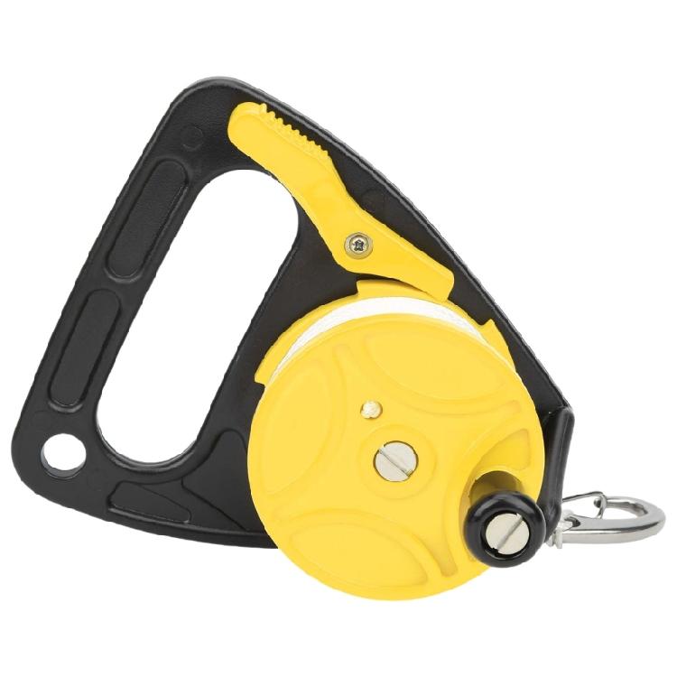 Diving Reel with Thumb Stoppers 46m/150ft Scubas Ratchets Dives Reel for Underwater Scubas Diving Snorkeling Enduring