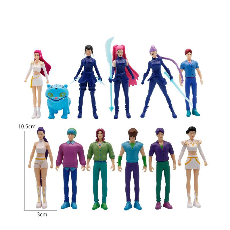 Neue Dämonenjäger Anime Figur Spielzeug Niedliche PVC Action Figur Derpys Tiger Rumi Mira Zoey Sussy Figur Puppe Geschenk für Fans