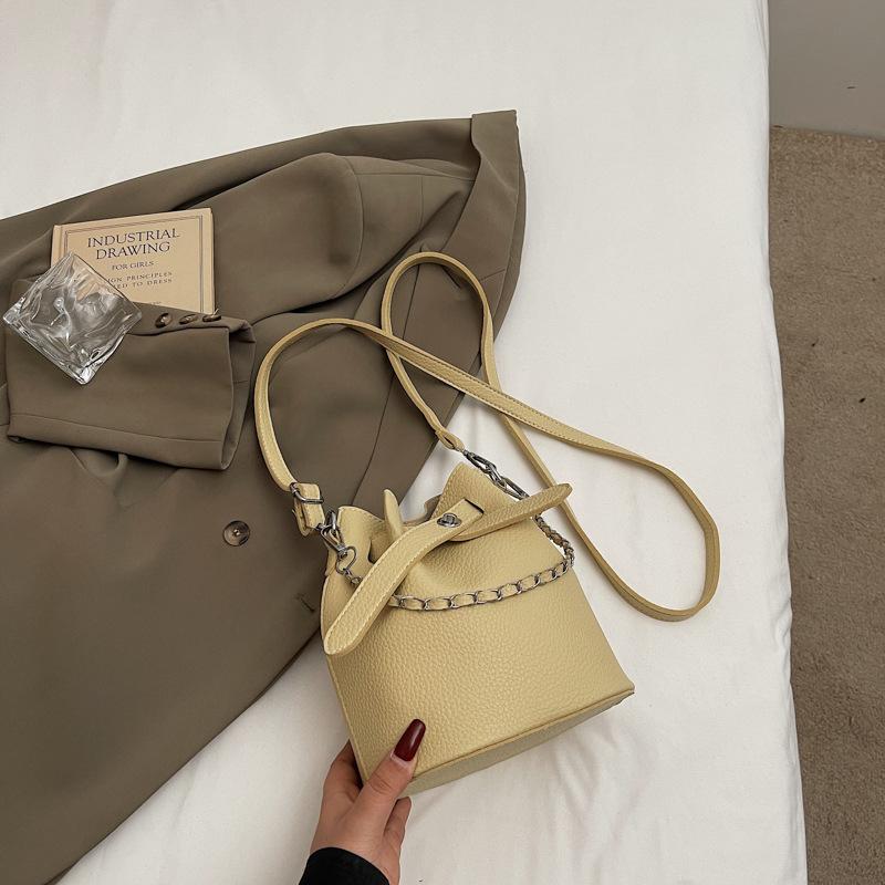 

Нишевый дизайн сумка-ведро женская новая модная цепочка универсальная сумка высокого класса на одно плечо сумка-мессенджер