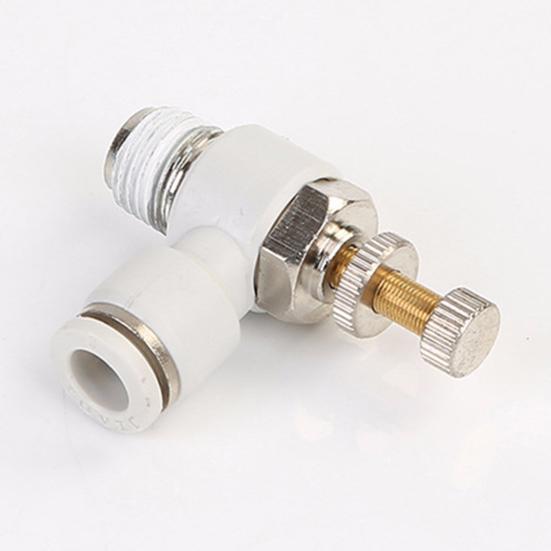 SL8 Throttle Valve Air Flow Speed Controller Hose Pneumatic Quick Connector