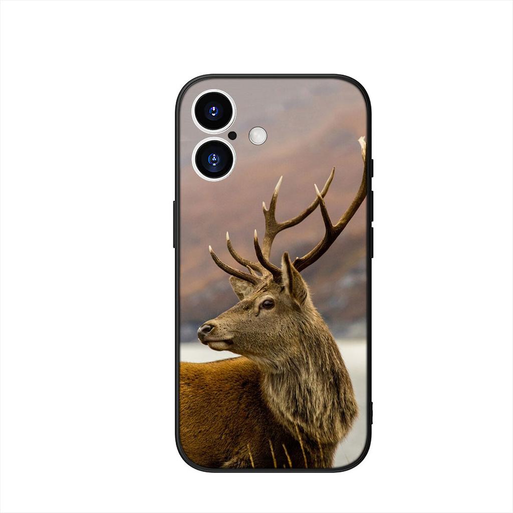 Deer Hunting Phone Cover Case for Apple iPhone 16 15 14 Plus 13 12 Mini 17 Pro Max + 16E Air 16+ ProMax Casing