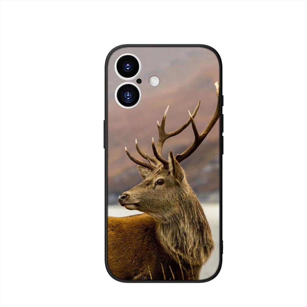 

Deer Hunting Phone Cover Case for Apple iPhone 16 15 14 Plus 13 12 Mini 17 Pro Max + 16E Air 16+ ProMax Casing iPhone17 Pro