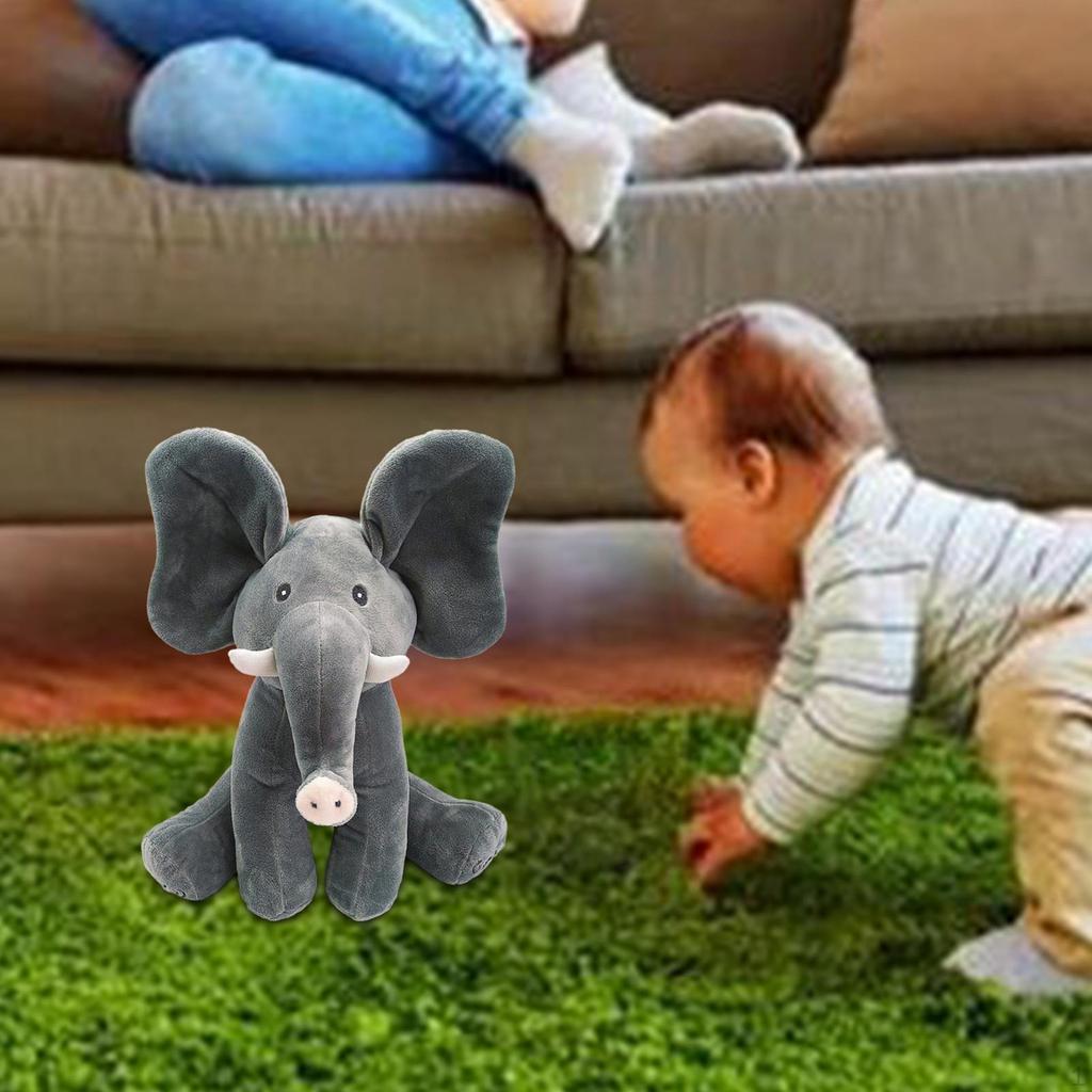 Baby Musical Toy Animated Elephant Singing Adorable Realistic Animal for Language