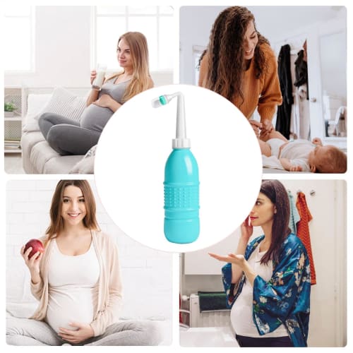 Female Vaginal Douche - Female Douche Bottle | Reusable Anal Douche Cleansing System | Ergonomic Vaginal Cleaner with Female Syringe, Perineal Cleanin