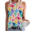 Printed Vest Women's Street Wear Y2k Top