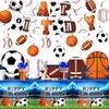 All-Star Ball Theme Party Supplies Birthday Decoration Combination Ball Tableware Paper Cups Tissue Flag Tablecloth Party