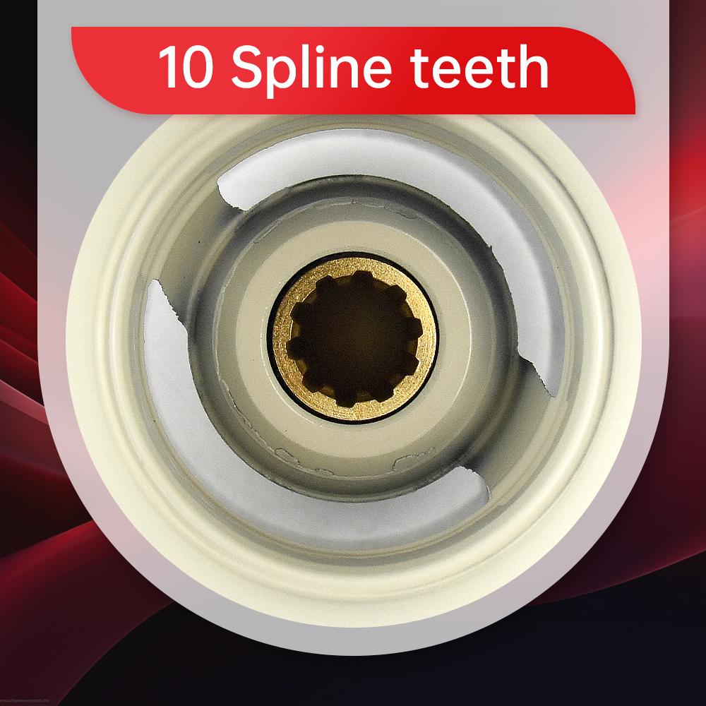 Για Yamaha 20hp 25hp 30hp 9 7/8*10 1/2 Outboard Propeller Boat Motor κράμα αλουμινίου 20 25 30 Screw 3 Blade 10 Spline Part Engine