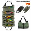 Heavy Duty Toolkit Storage Bag Waterproof Tool Organizer Tool Pouch  For Electricians Repairman