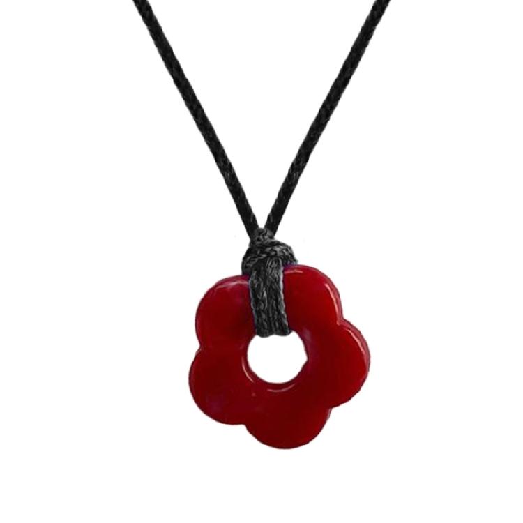 

Acrylic Material Flower Neck Jewelry Pendant Choker Suitable for Any Occasion чёрный