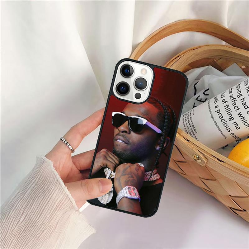 Rapper Pop Smoke ROCK Phone Case For iPhone 17 Air 16 15 14 11 12 13 Pro  MAX Plus coque Cover Shell