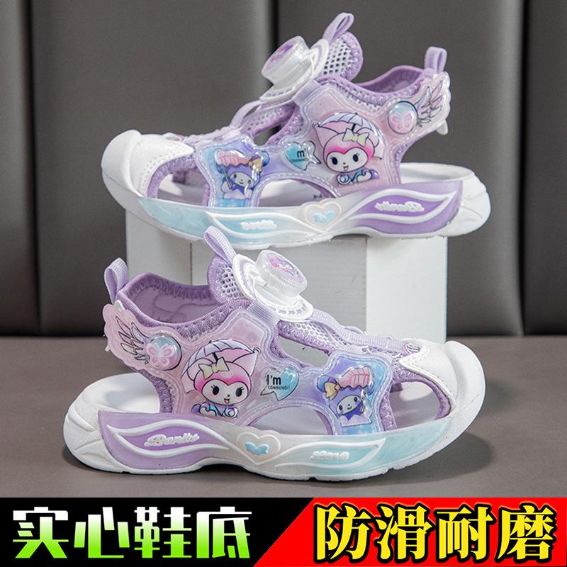 

2026 New Princess Shoes Lightweight Soft Sole Girls Sports Sandals size 26/inner length of shoe is about 17.0cm