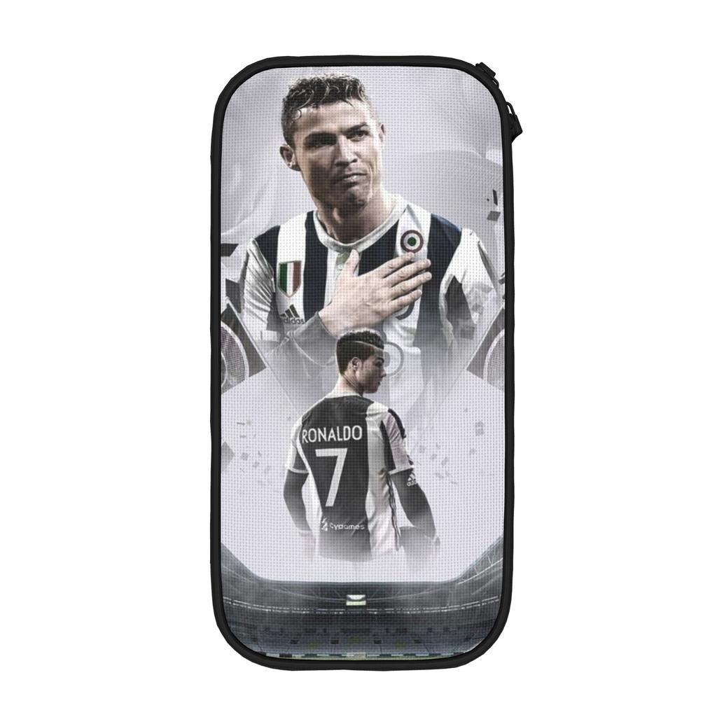 Lustiges Fußball-Federmäppchen Ronaldos Federmäppchen für Mädchen Jungen Große Kapazität Taschen Schulbedarf Geschenke Schreibwaren