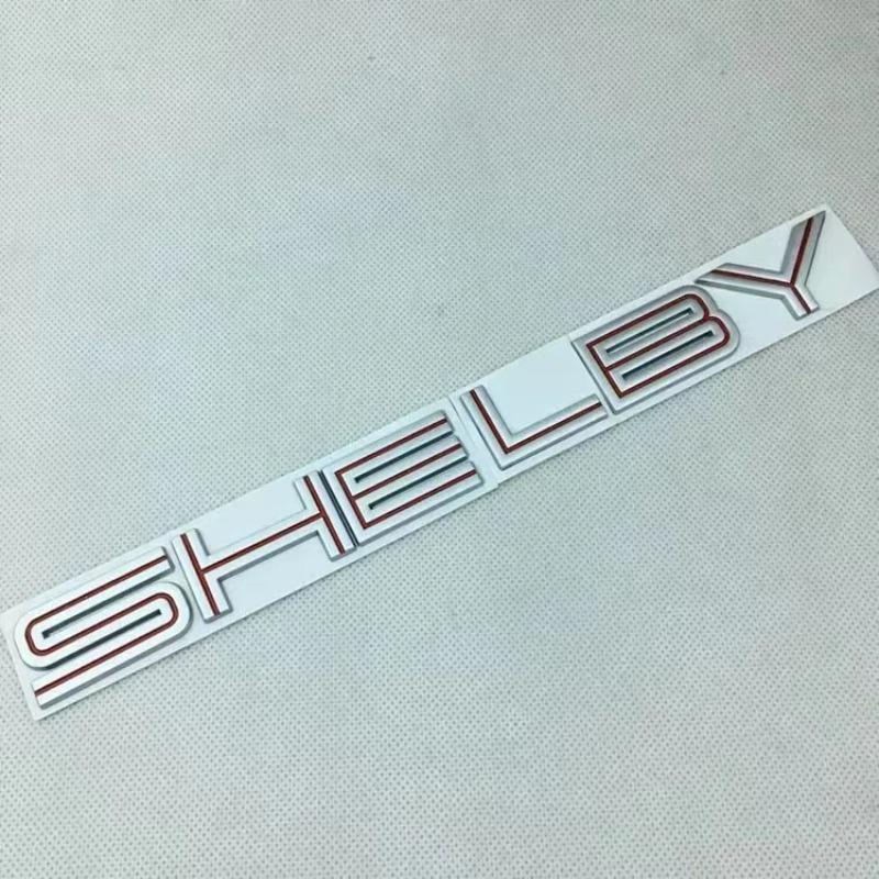 1 ks Vhodné pro Mustang Shelby Logo na kapotu Cobra GT Modifikovaný personalizovaný 3D nálepka Znak Shelby Odznak Nálepka