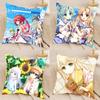 Anime S-Summer Pockets Pillow Case Removable Washable Cushion Cover – All-Season Soft Linen