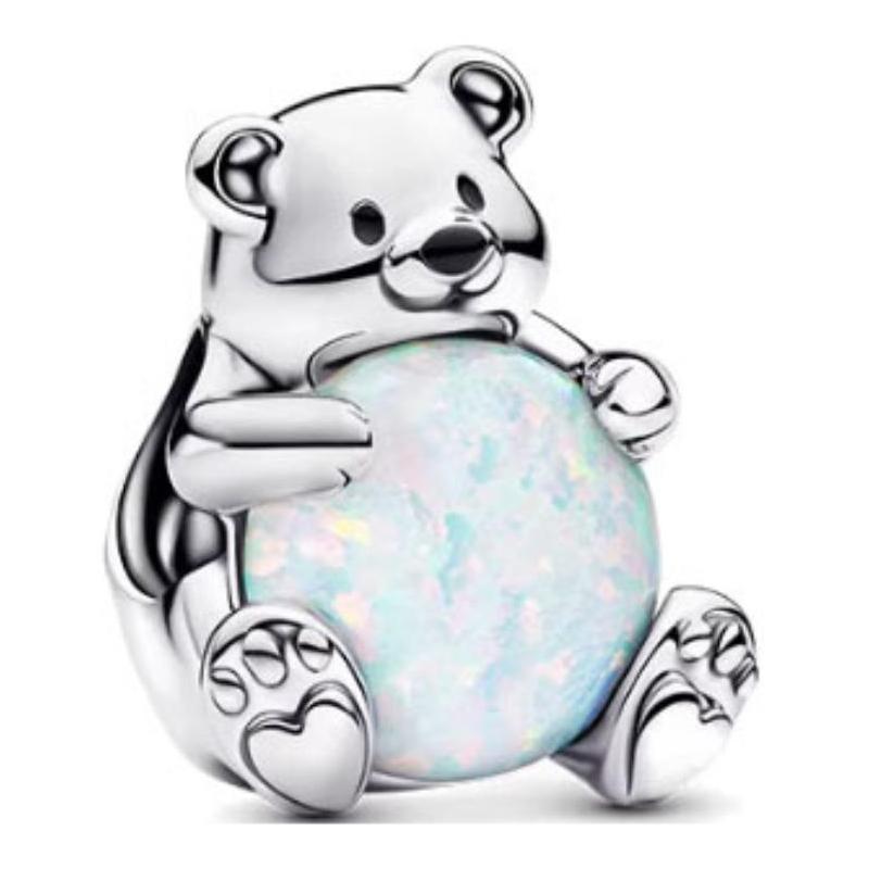 Pandora Bear Design 925 Silver Jewelry Accessories Women s Silver 793589C01