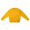 X Basquiat Collaboration SS24 Comfortable Round Neck Printed Embroidered Long Sve Sweatshirt Men Sweatshirt Yellow LMT006907CST00FA05171