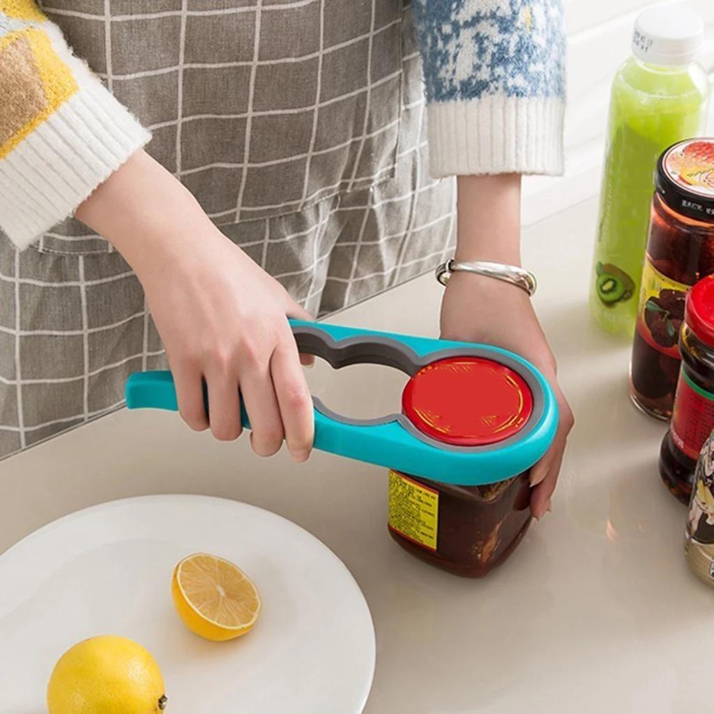 1ks-šroubový otvírák na konzervy ruční otvírák na konzervy multifunkční otvírák na lahve čtyři v jednom šroubovák na šroubovací uzávěry úsporné zařízení