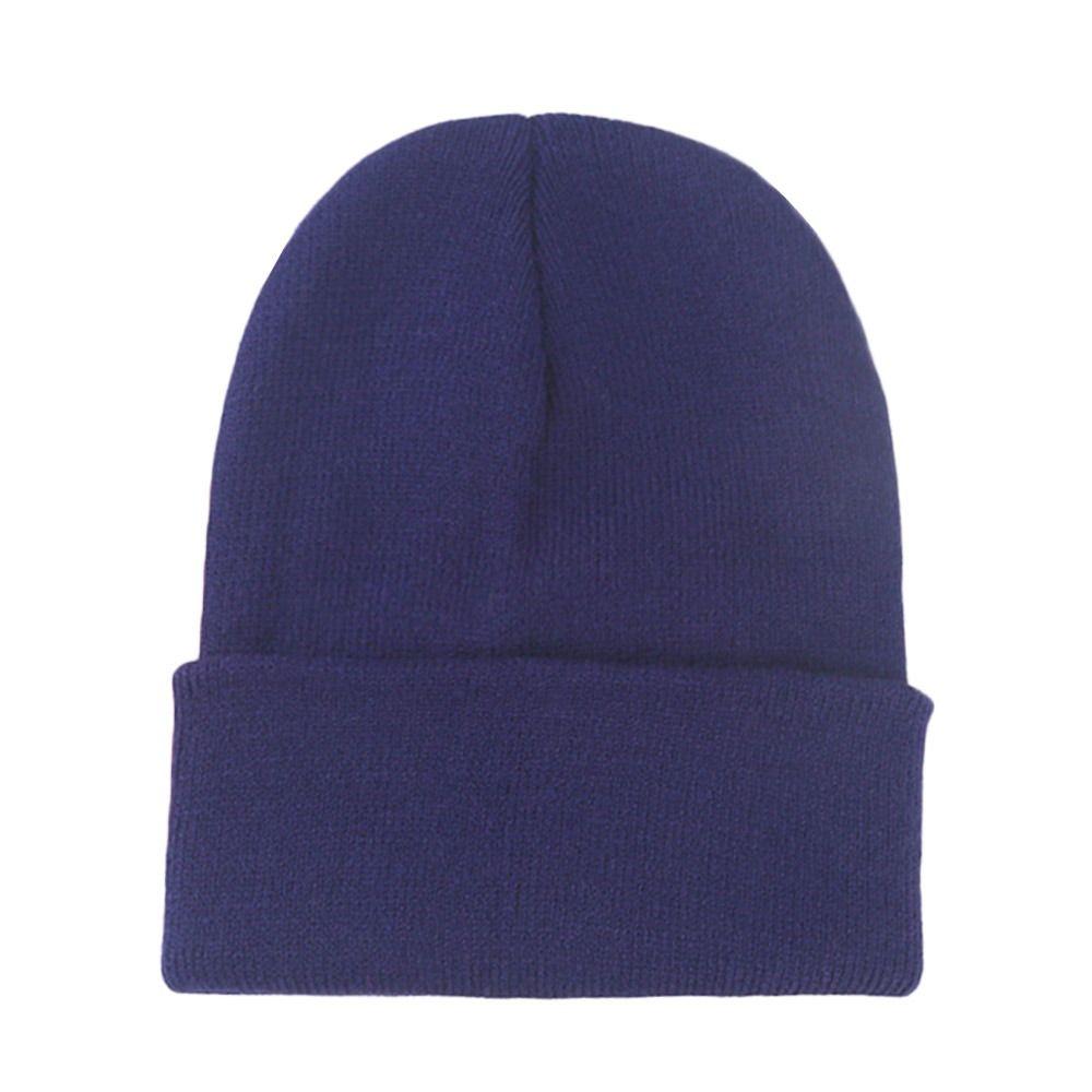Thickened Beanie Caps Keep Warm Knitted Hat Casual Winter Hats  for Men Women