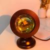Mini Usb Sunset Lamp Led Projector Night Light 6 Colors Switch Rainbow Atmosphere Home Bedroom Background Wall Decoration Gift
