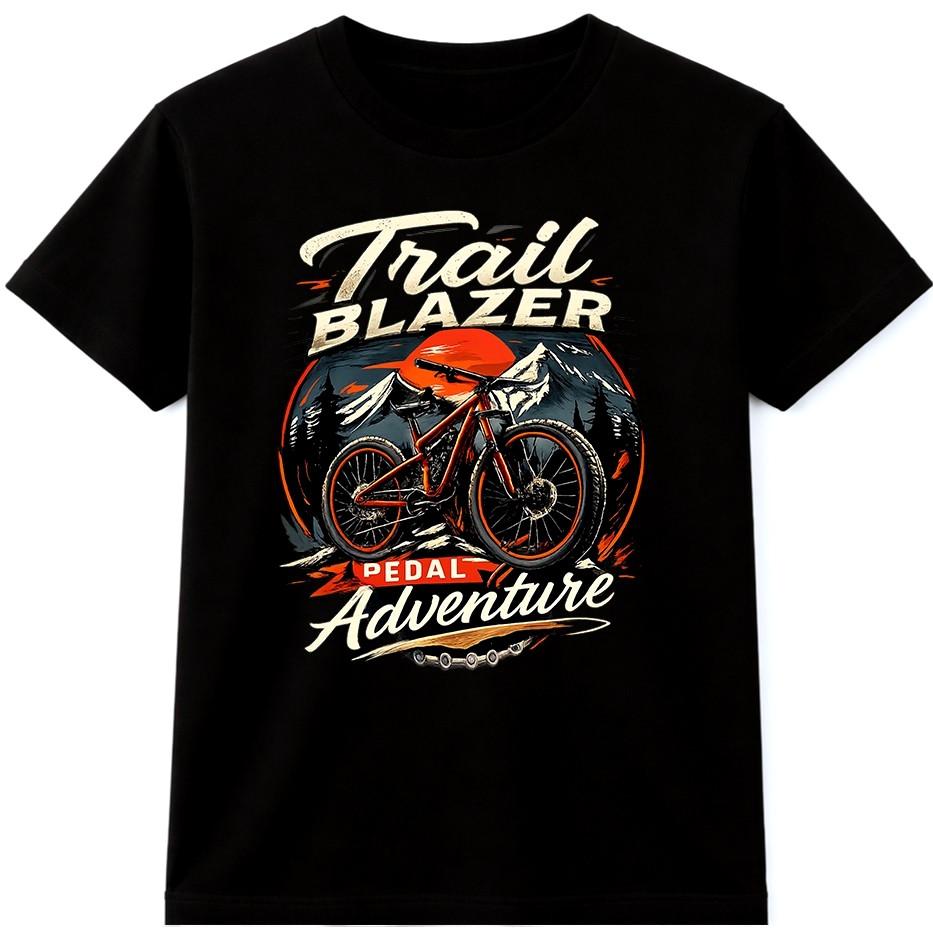 Mountain Bike MTB T Shirt Downhill Freeride Bike Park Cycling Graphic Tee S