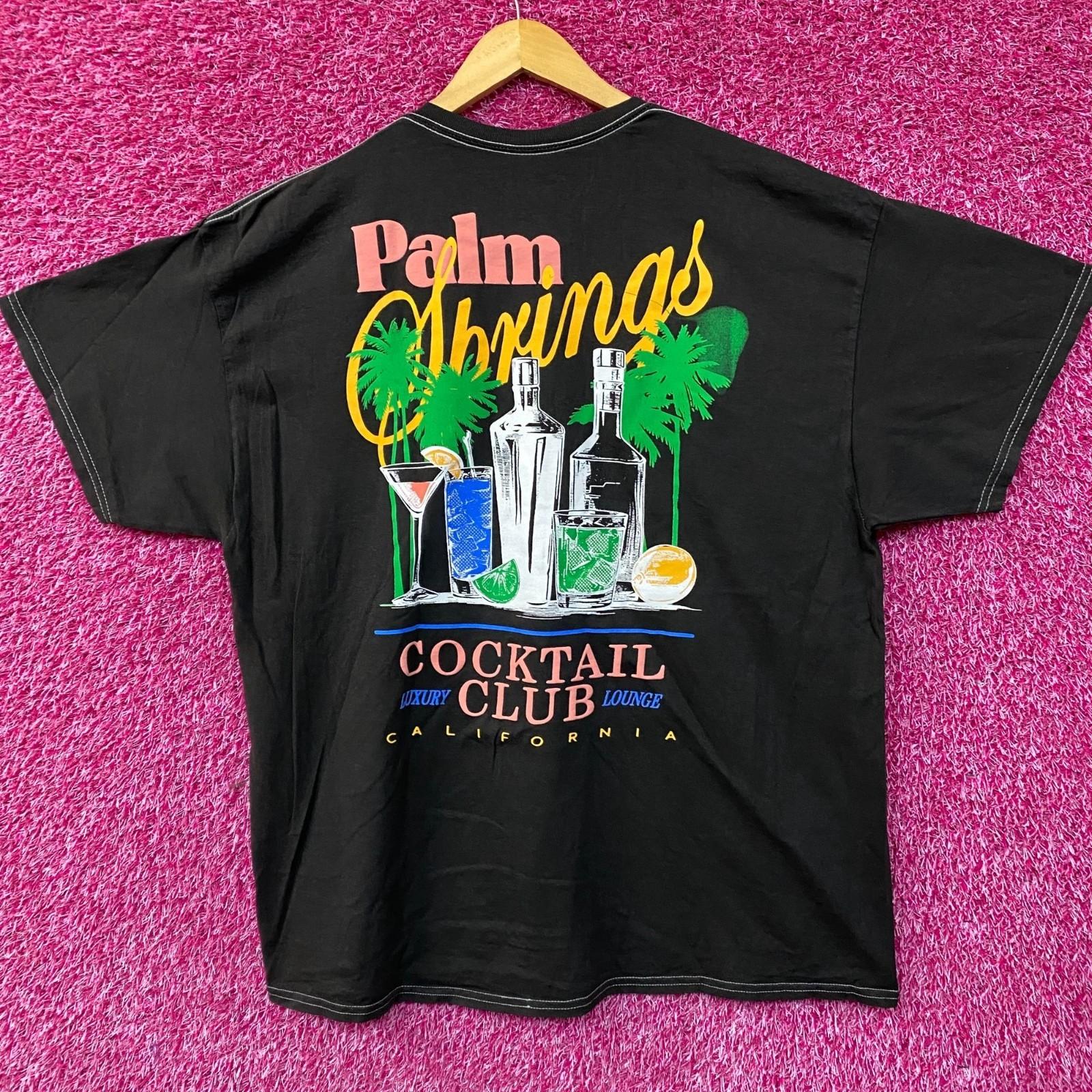 Ripple Junction Palm Springs Cocktail Club T-Shirt 4XL