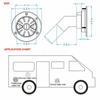 Water Inlet With Lock Water Tank Filling Port Camper Waterway RV System Boat Camper Trailer Caravan Accessories