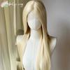 Ashely Blonde Wig 26inch 13x4 Lace Front Cosplay Wigs 613 Long Straight Natural Silky Synthetic Lace Frontal Wig for Daily Use