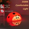 Type-C Rechargeable Ladybug Night Light Touch Control Silicone Table Lamp  Bedroom